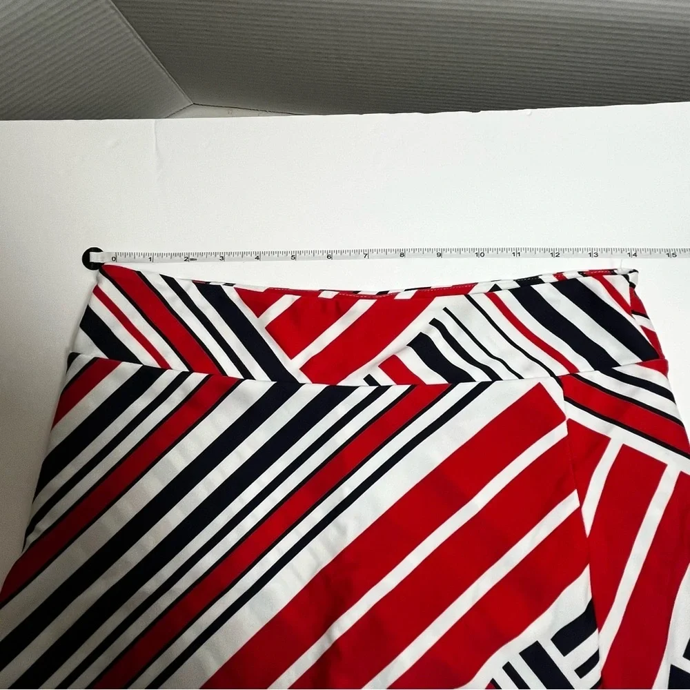 Jude Connally Red White Blue Morgan Golf Skort Size XS